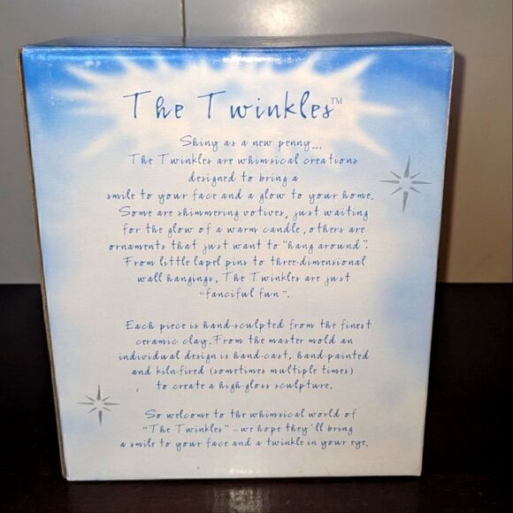 Boyds Collection 2002 the Twinkles Glossie's Sweet Treat Cottage Candle Holder - Picture 11 of 14